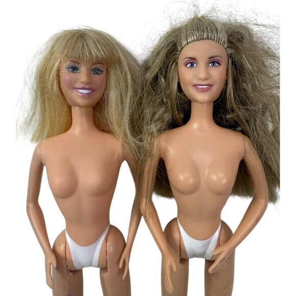 Jakks Pacific | Toys | Lot 2 Hannah Montana Fab Friends Dolls Blonde Miley Cyrus Lillly Truscott